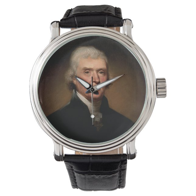 Reloj De Pulsera Retrato de Thomas Jefferson (Anverso)