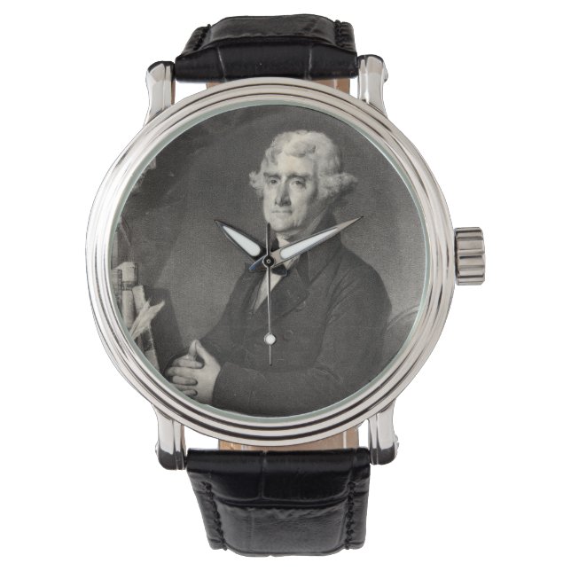 Reloj De Pulsera Retrato de Thomas Jefferson (Anverso)