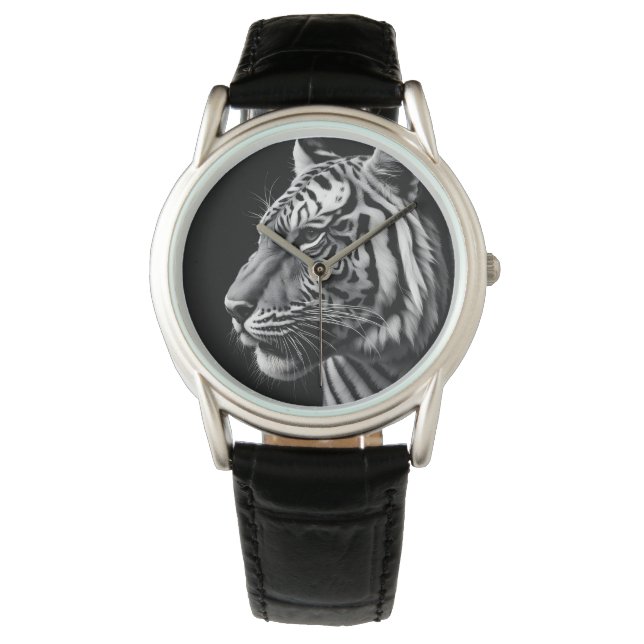Reloj De Pulsera Retrato de tigre (Anverso)