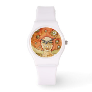 Reloj De Pulsera Retrato de un chica hermoso