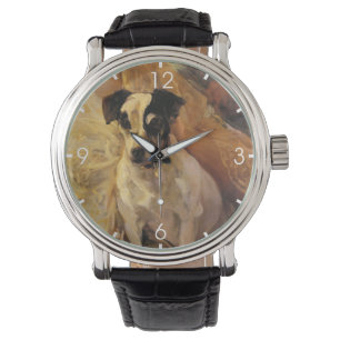 Reloj De Pulsera Retrato de un perro Jack Russell (Arte Animal)