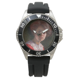 Reloj De Pulsera Retrato de una dama (por Elin Danielson-Gambogi)