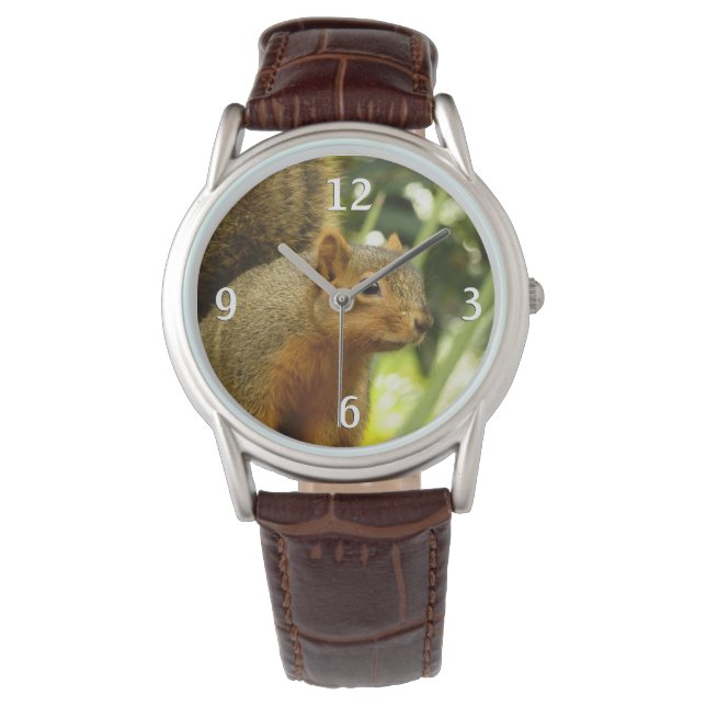 Reloj De Pulsera Retrato de una fotografía animal de la naturaleza  (Anverso)
