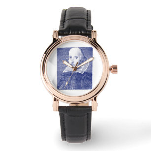 Reloj De Pulsera Retrato de William Shakespeare primero Folio