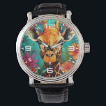 Reloj De Pulsera Retrato Floral Giraffe-9319<br><div class="desc">Retrato Floral Giraffe-9319</div>