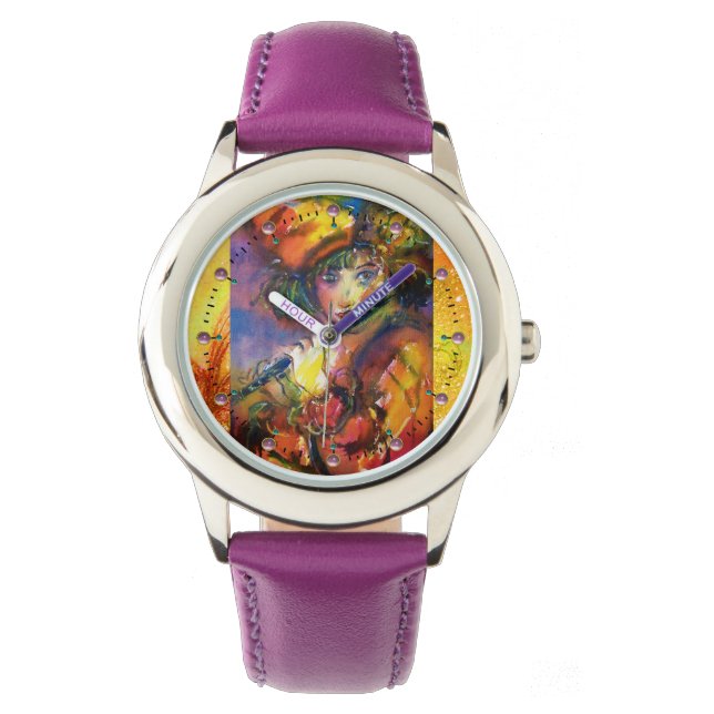 Reloj De Pulsera RETRATO FLUTISTA / Mascarada veneciana (Anverso)
