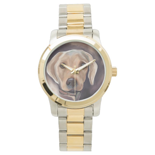 Reloj De Pulsera Retriever de Labrador  (Anverso)