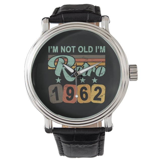 Reloj De Pulsera Retro 60th Birthday 1962 (Anverso)