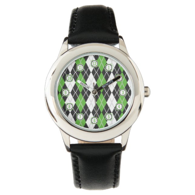 Reloj De Pulsera Retro Argyle Watch (Anverso)
