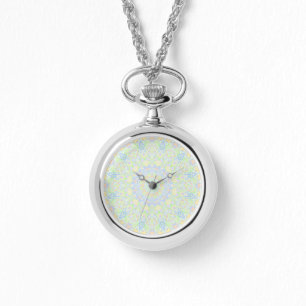 Reloj De Pulsera Retro Boho Hippie Trippy Trippy Pastel Mandala