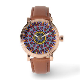 Reloj De Pulsera Retro Boho Moda Bohemian Hippie Rosette Mandala