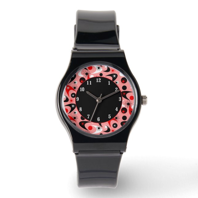 Reloj De Pulsera Retro Boomerangs (Anverso)