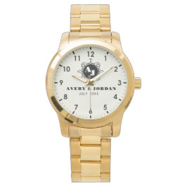 Reloj De Pulsera Retro calligraphic monogram Luxury Vintage 