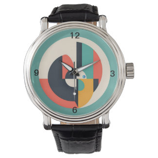 Reloj De Pulsera Retro Circle Pattern Wristwatch