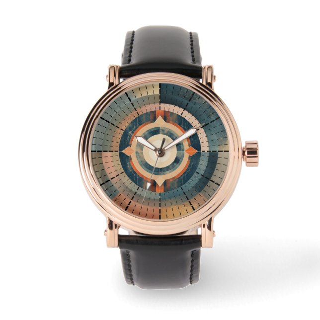 Reloj De Pulsera Retro Compass Dial (Anverso)