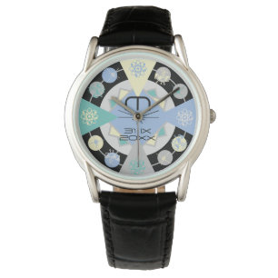 Reloj De Pulsera Retro Físico Astro Geométrico del Siglo Xx