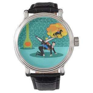 Reloj De Pulsera Retro Little Cowboy Watch