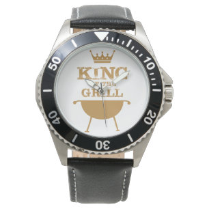 Reloj De Pulsera Rey Del Grill, Oro