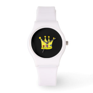 Reloj De Pulsera Rey y Reina Corona