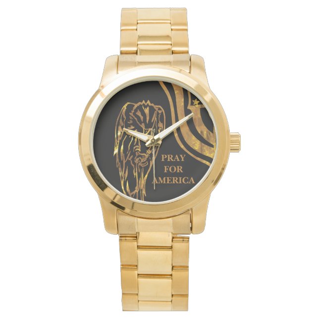 RELOJ DE PULSERA REZA POR AMÉRICA  (Anverso)