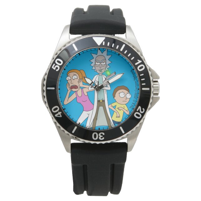Reloj De Pulsera RICK AND MORTY™ | Rick, Morty y Summer (Anverso)