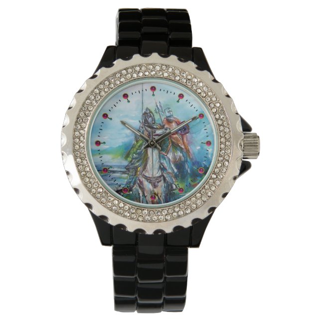 Reloj De Pulsera RIDERS IN STORM, Caballeros Medievales A Caballo (Anverso)