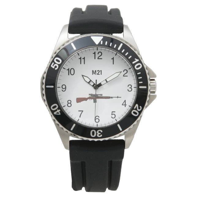 Reloj De Pulsera Rifle del francotirador M21 (Anverso)
