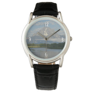 Reloj De Pulsera Río Jackson Hole en el Parque Nacional de Grand Te