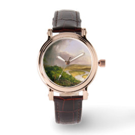 Reloj De Pulsera Río Oxbow visto desde el Monte Holyoke, Massachuse