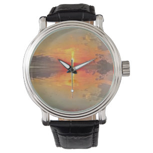 Reloj De Pulsera River Sunset Watch
