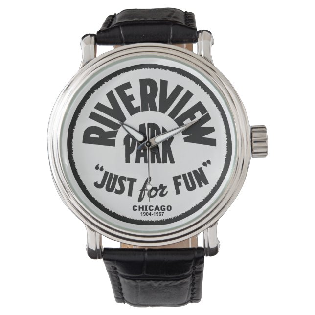 Reloj De Pulsera Riverview Amusement Park, Chicago, 1904-1967 Illin (Anverso)