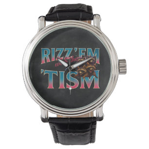 Reloj De Pulsera Rizz Em con el meme de Tism Autismo Mapache Divert