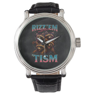 Reloj De Pulsera Rízzalos Con La Camiseta Del Meme Tism Autismo Map