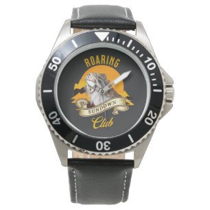 Reloj De Pulsera Roaring Sundown Club Sabertooth Tiger