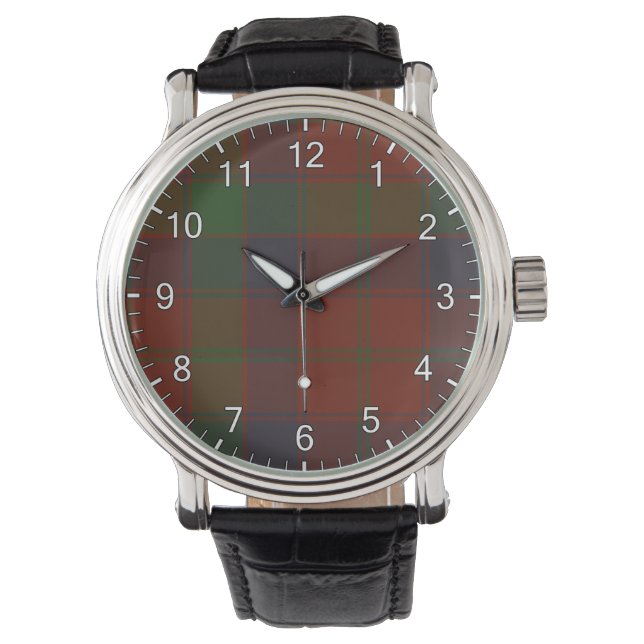 Reloj De Pulsera Robertson Clan Tartan (Anverso)