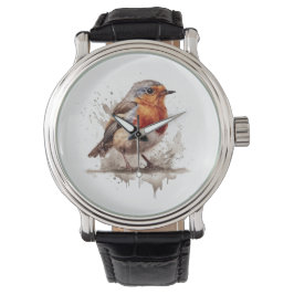 Reloj De Pulsera Robin del patio trasero encantador