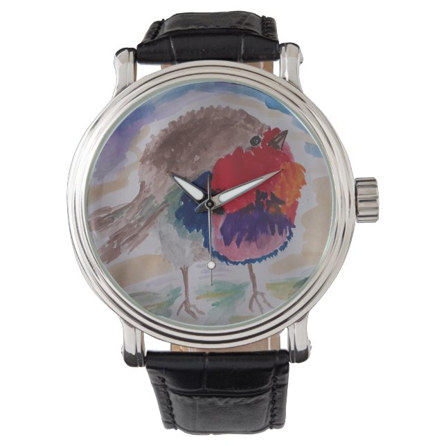 Reloj De Pulsera Robin navidades (Anverso)
