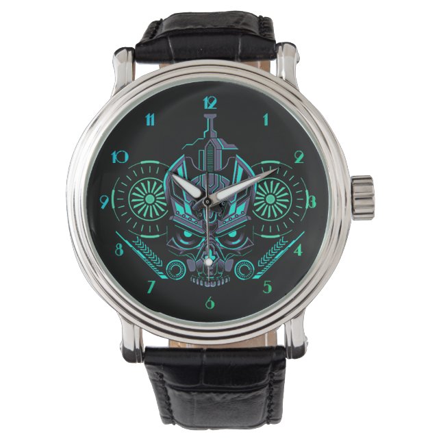 Reloj De Pulsera Robo Skull (Anverso)