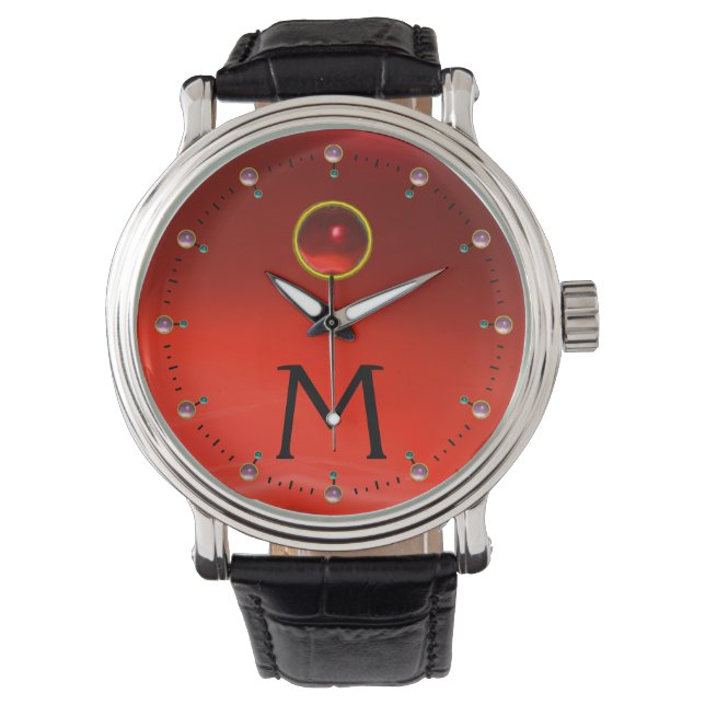 RELOJ DE PULSERA ROBY GEM STONE MONOGRAM (Anverso)