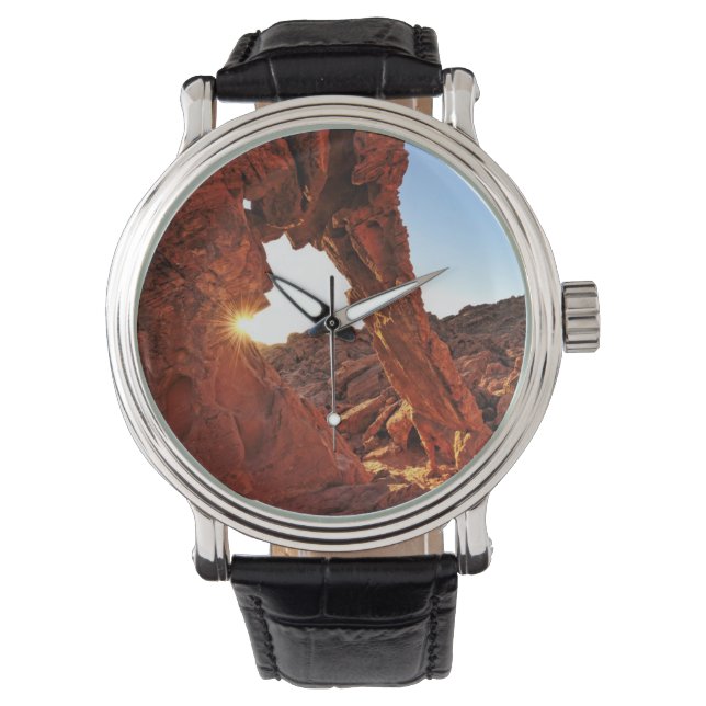 Reloj De Pulsera Roca elefante en el valle del fuego (Anverso)