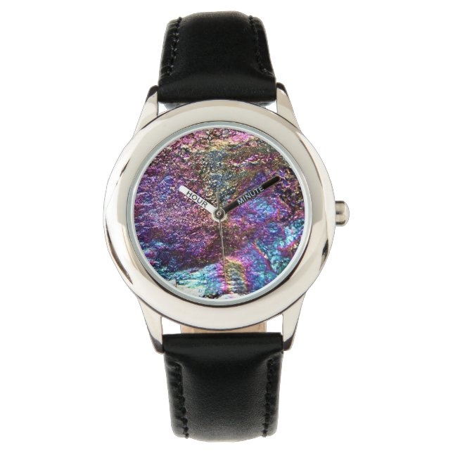 Reloj De Pulsera Rocas arcoiris caídas (Anverso)