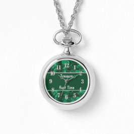 Reloj De Pulsera Rock Collector Treasure Hunt Time Green Rockhound