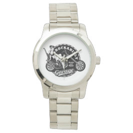 Reloj De Pulsera Rockabilly Pinup Chica Biker