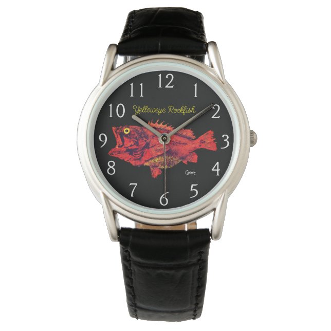 Reloj De Pulsera Rockfish de ojos amarillos - Watch (Anverso)