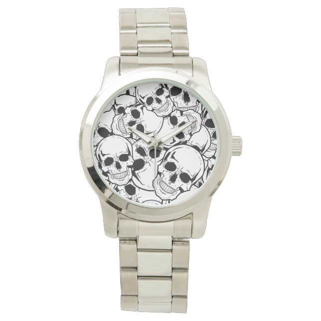 Reloj De Pulsera Rocking Skull (Anverso)