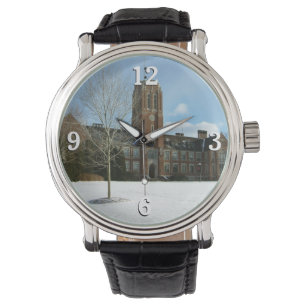 Reloj De Pulsera Rockwell en invierno en Grove City College