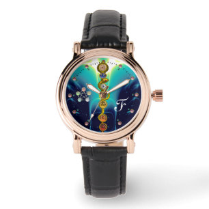 RELOJ DE PULSERA ROD DE ASCLEPIUS 7 CHAKRAS,YOGA ,ENERGÍA ESPIRITUA