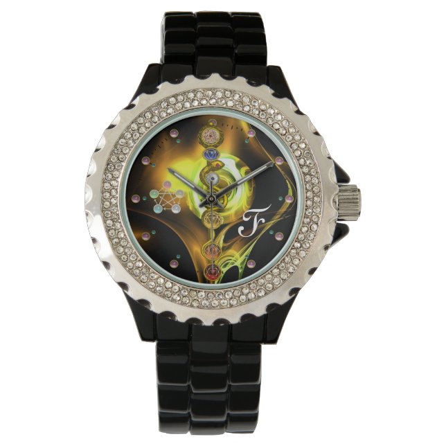 RELOJ DE PULSERA ROD DE ASCLEPIUS 7 CHAKRAS,YOGA ,ENERGÍA ESPIRITUA (Anverso)