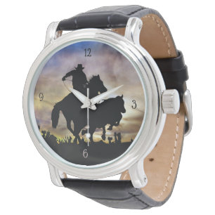 Reloj De Pulsera Rodeo Steer Roping Cowboy