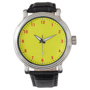 Reloj De Pulsera Rojo / Azul / Amarillo